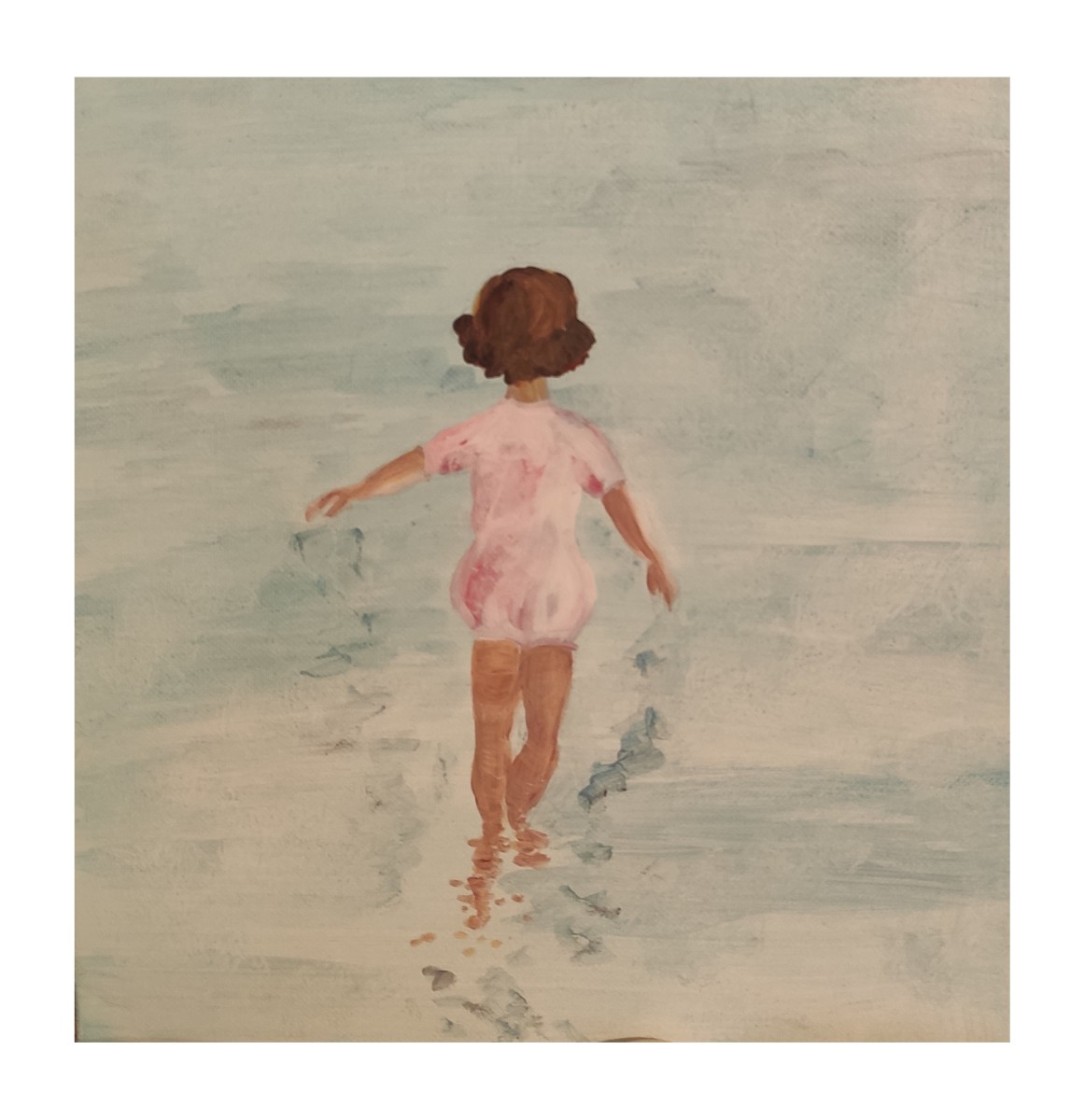 Pas dans le sable