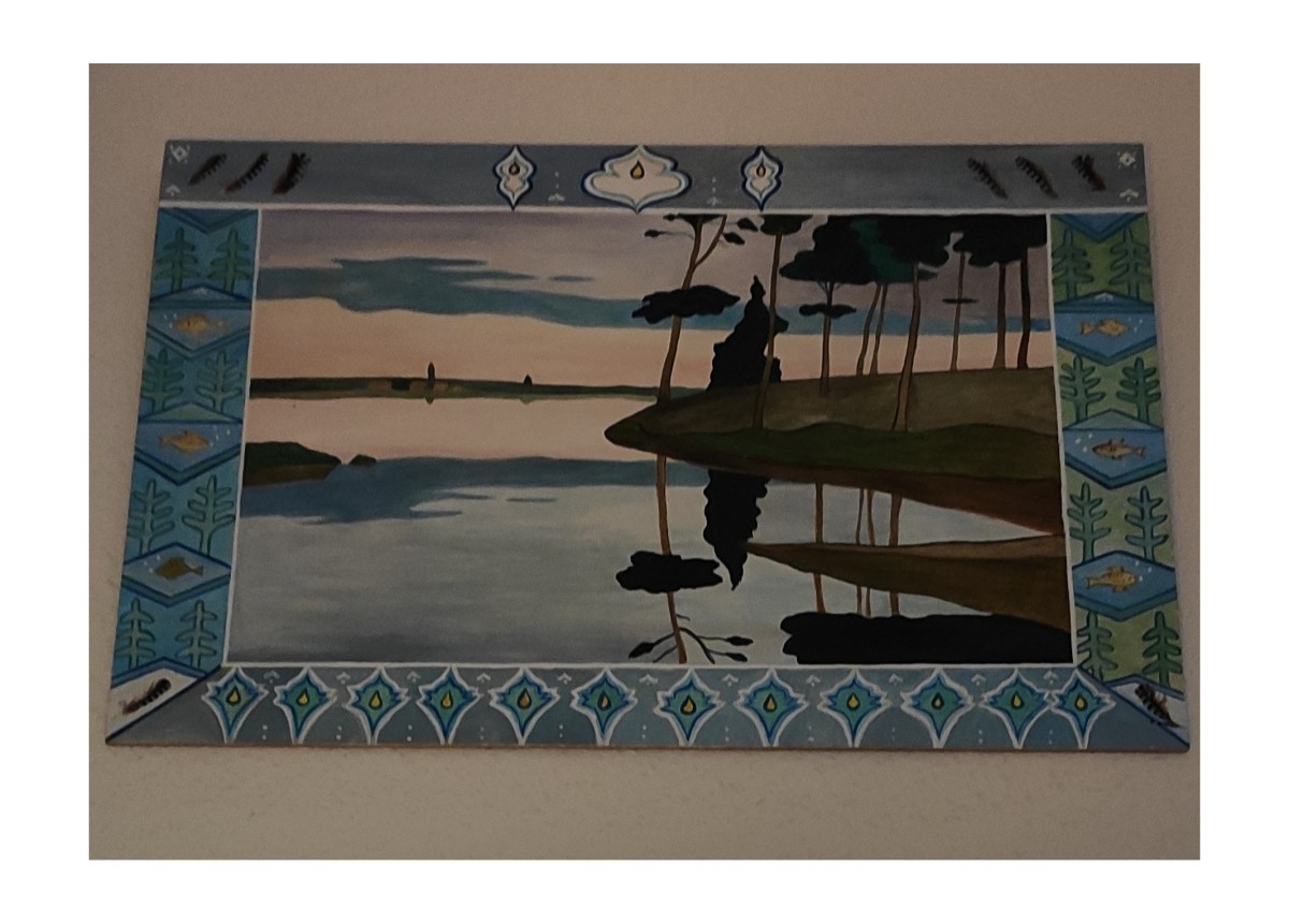 Lac au crepuscule