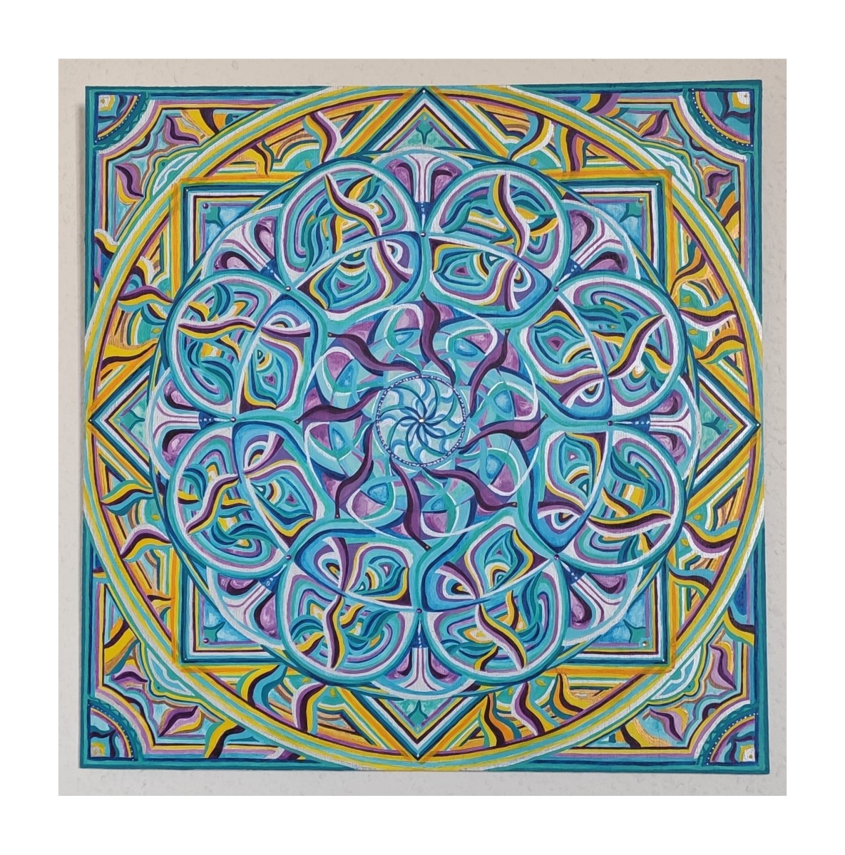 Entrelacs turquoise